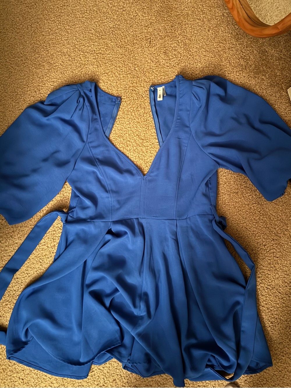 Blue Formal Romper